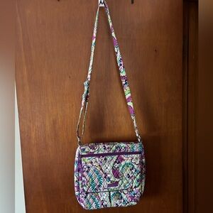 Vera Bradley Disney Parks Mickey Plum Crossbody Bag